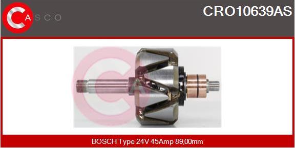 Casco CRO10639AS - Rotors, Ģenerators autodraugiem.lv
