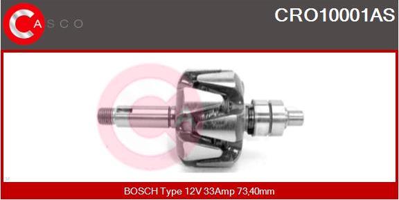 Casco CRO10001AS - Rotors, Ģenerators autodraugiem.lv