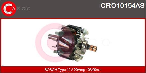 Casco CRO10154AS - Rotors, Ģenerators autodraugiem.lv