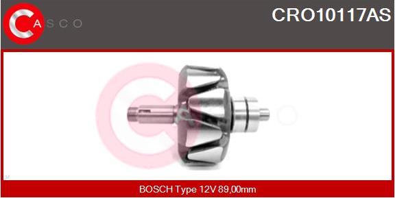 Casco CRO10117AS - Rotors, Ģenerators autodraugiem.lv