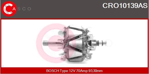 Casco CRO10139AS - Rotors, Ģenerators autodraugiem.lv
