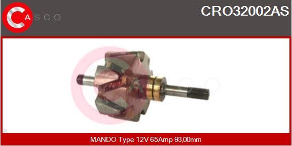 Casco CRO32002AS - Rotors, Ģenerators autodraugiem.lv