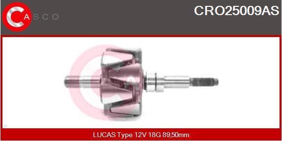 Casco CRO25009AS - Rotors, Ģenerators autodraugiem.lv