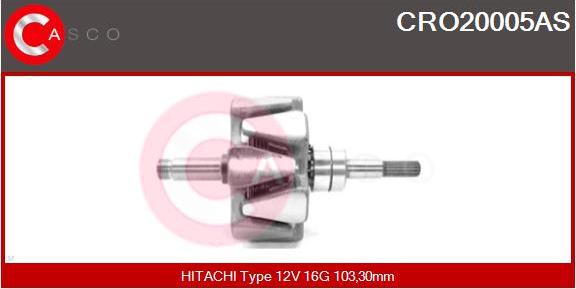 Casco CRO20005AS - Rotors, Ģenerators autodraugiem.lv
