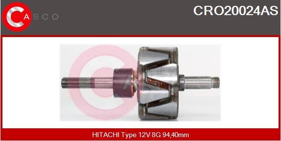 Casco CRO20024AS - Rotors, Ģenerators autodraugiem.lv