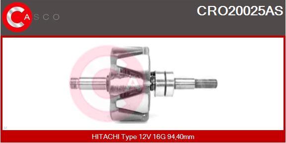 Casco CRO20025AS - Rotors, Ģenerators autodraugiem.lv