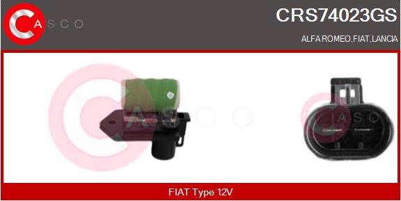 Casco CRS74023GS - Papildus rezistors, Elektromotors-Radiatora ventilators autodraugiem.lv