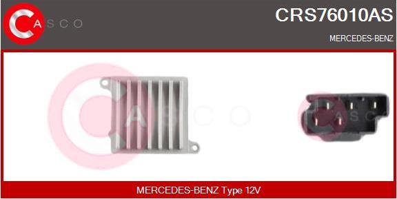 Casco CRS76010AS - Rezistors, Salona ventilators autodraugiem.lv