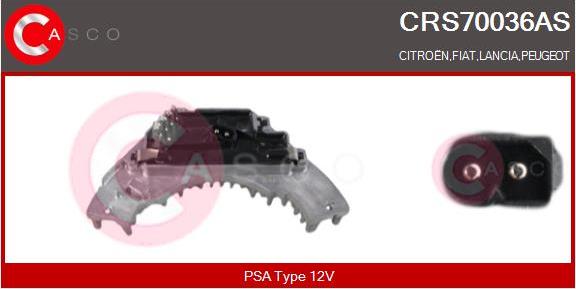 Casco CRS70036AS - Rezistors, Salona ventilators autodraugiem.lv