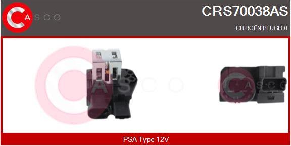 Casco CRS70038AS - Papildus rezistors, Elektromotors-Radiatora ventilators autodraugiem.lv