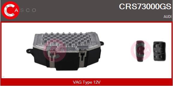 Casco CRS73000GS - Rezistors, Salona ventilators autodraugiem.lv