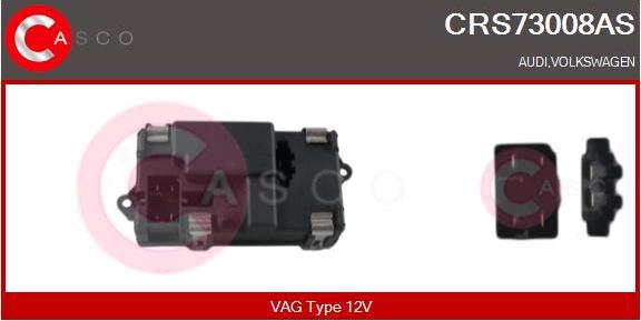 Casco CRS73008AS - Rezistors, Salona ventilators autodraugiem.lv