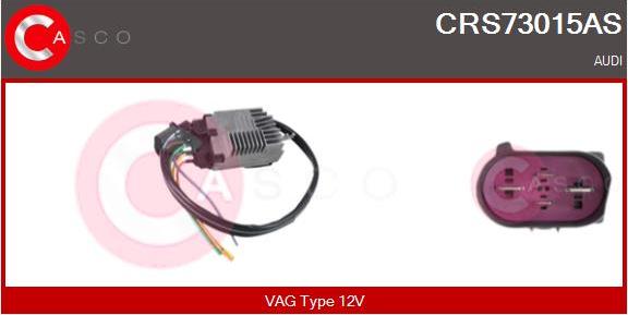 Casco CRS73015AS - Papildus rezistors, Elektromotors-Radiatora ventilators autodraugiem.lv