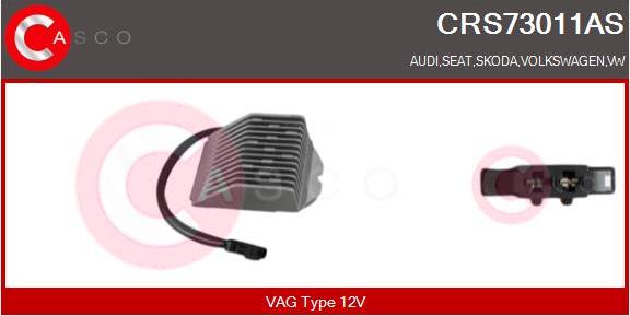 Casco CRS73011AS - Rezistors, Salona ventilators autodraugiem.lv