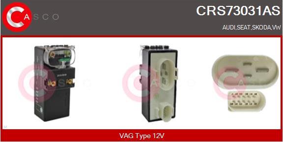 Casco CRS73031AS - Vadības bloks, Gaisa kondicionēšanas sistēma autodraugiem.lv
