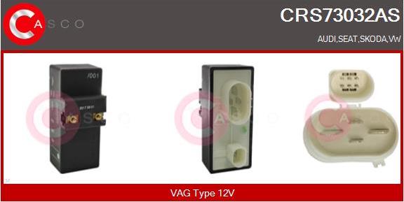 Casco CRS73032AS - Vadības bloks, Gaisa kondicionēšanas sistēma autodraugiem.lv