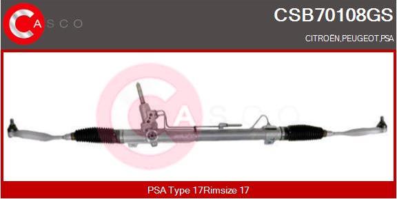 Casco CSB70108GS - Stūres mehānisms autodraugiem.lv