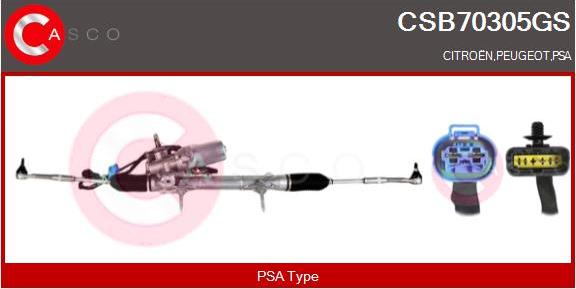 Casco CSB70305GS - Stūres mehānisms autodraugiem.lv