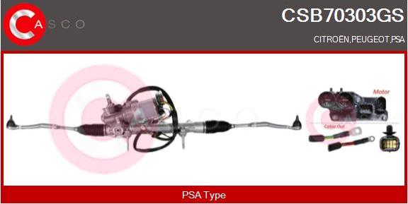 Casco CSB70303GS - Stūres mehānisms autodraugiem.lv