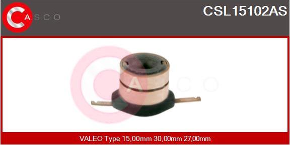 Casco CSL15102AS - Kolektora gredzens, Ģenerators autodraugiem.lv