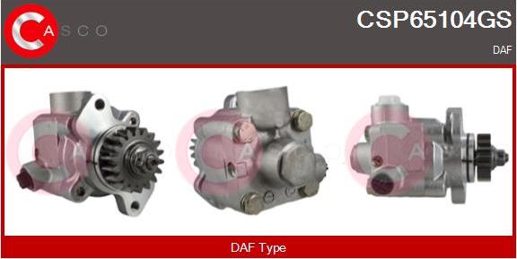 Casco CSP65104GS - Hidrosūknis, Stūres iekārta autodraugiem.lv