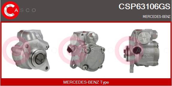 Casco CSP63106GS - Hidrosūknis, Stūres iekārta autodraugiem.lv