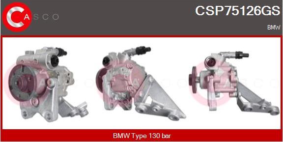 Casco CSP75126GS - Hidrosūknis, Stūres iekārta autodraugiem.lv