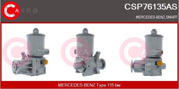 Casco CSP76135AS - Hidrosūknis, Stūres iekārta autodraugiem.lv