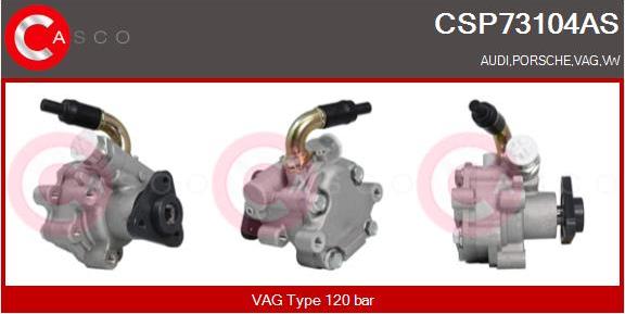 Casco CSP73104AS - Hidrosūknis, Stūres iekārta autodraugiem.lv
