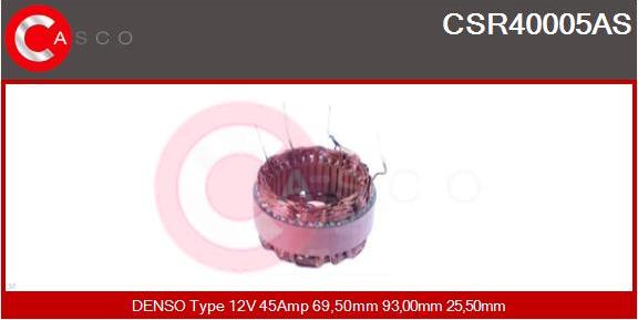 Casco CSR40005AS - Stators, Ģenerators autodraugiem.lv