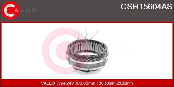 Casco CSR15604AS - Stators, Ģenerators autodraugiem.lv