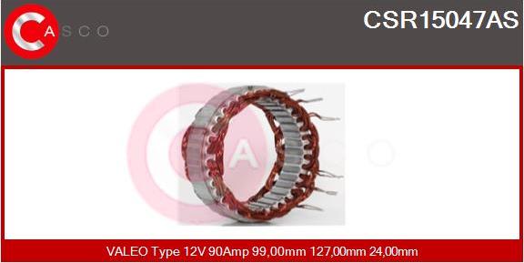Casco CSR15047AS - Stators, Ģenerators autodraugiem.lv