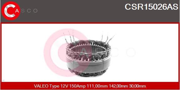 Casco CSR15026AS - Stators, Ģenerators autodraugiem.lv