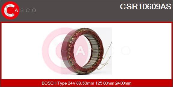 Casco CSR10609AS - Stators, Ģenerators autodraugiem.lv