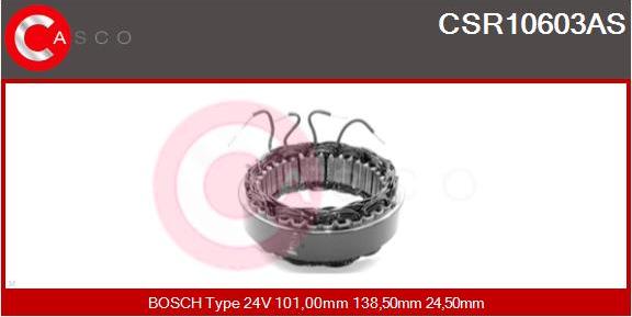 Casco CSR10603AS - Stators, Ģenerators autodraugiem.lv