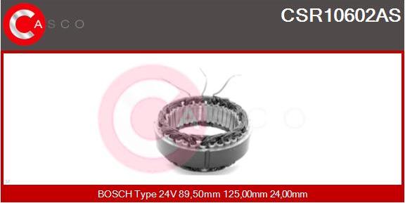 Casco CSR10602AS - Stators, Ģenerators autodraugiem.lv