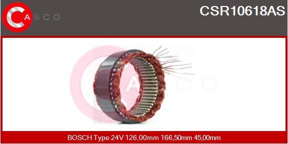 Casco CSR10618AS - Stators, Ģenerators autodraugiem.lv