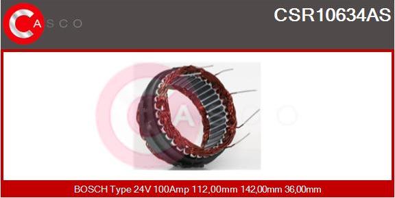 Casco CSR10634AS - Stators, Ģenerators autodraugiem.lv