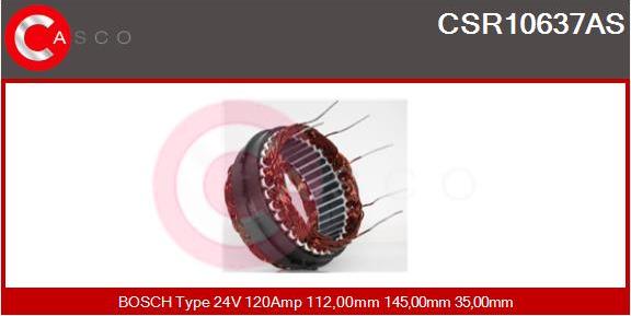 Casco CSR10637AS - Stators, Ģenerators autodraugiem.lv