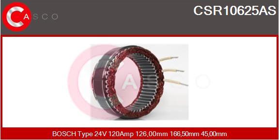 Casco CSR10625AS - Stators, Ģenerators autodraugiem.lv