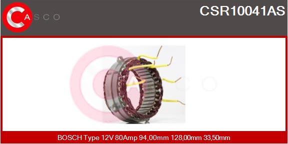 Casco CSR10041AS - Stators, Ģenerators autodraugiem.lv