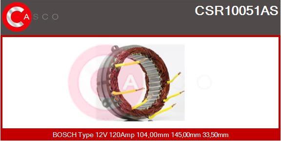 Casco CSR10051AS - Stators, Ģenerators autodraugiem.lv
