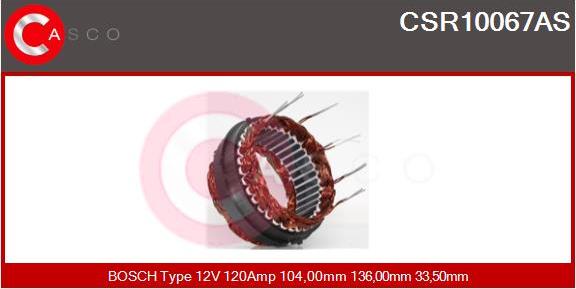 Casco CSR10067AS - Stators, Ģenerators autodraugiem.lv