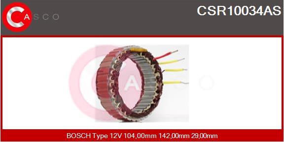 Casco CSR10034AS - Stators, Ģenerators autodraugiem.lv