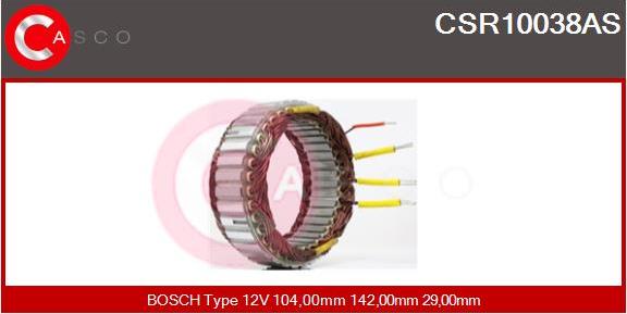 Casco CSR10038AS - Stators, Ģenerators autodraugiem.lv