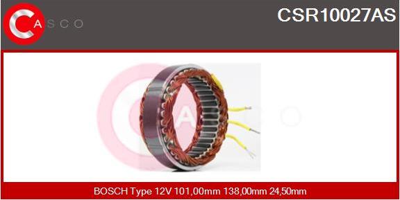 Casco CSR10027AS - Stators, Ģenerators autodraugiem.lv