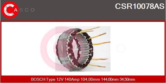 Casco CSR10078AS - Stators, Ģenerators autodraugiem.lv