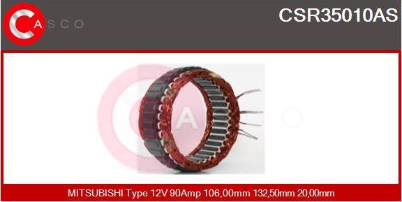 Casco CSR35010AS - Stators, Ģenerators autodraugiem.lv
