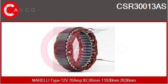 Casco CSR30013AS - Stators, Ģenerators autodraugiem.lv