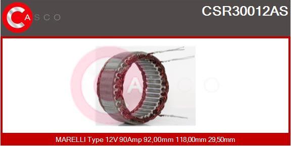 Casco CSR30012AS - Stators, Ģenerators autodraugiem.lv